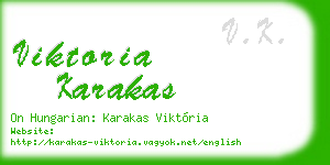 viktoria karakas business card